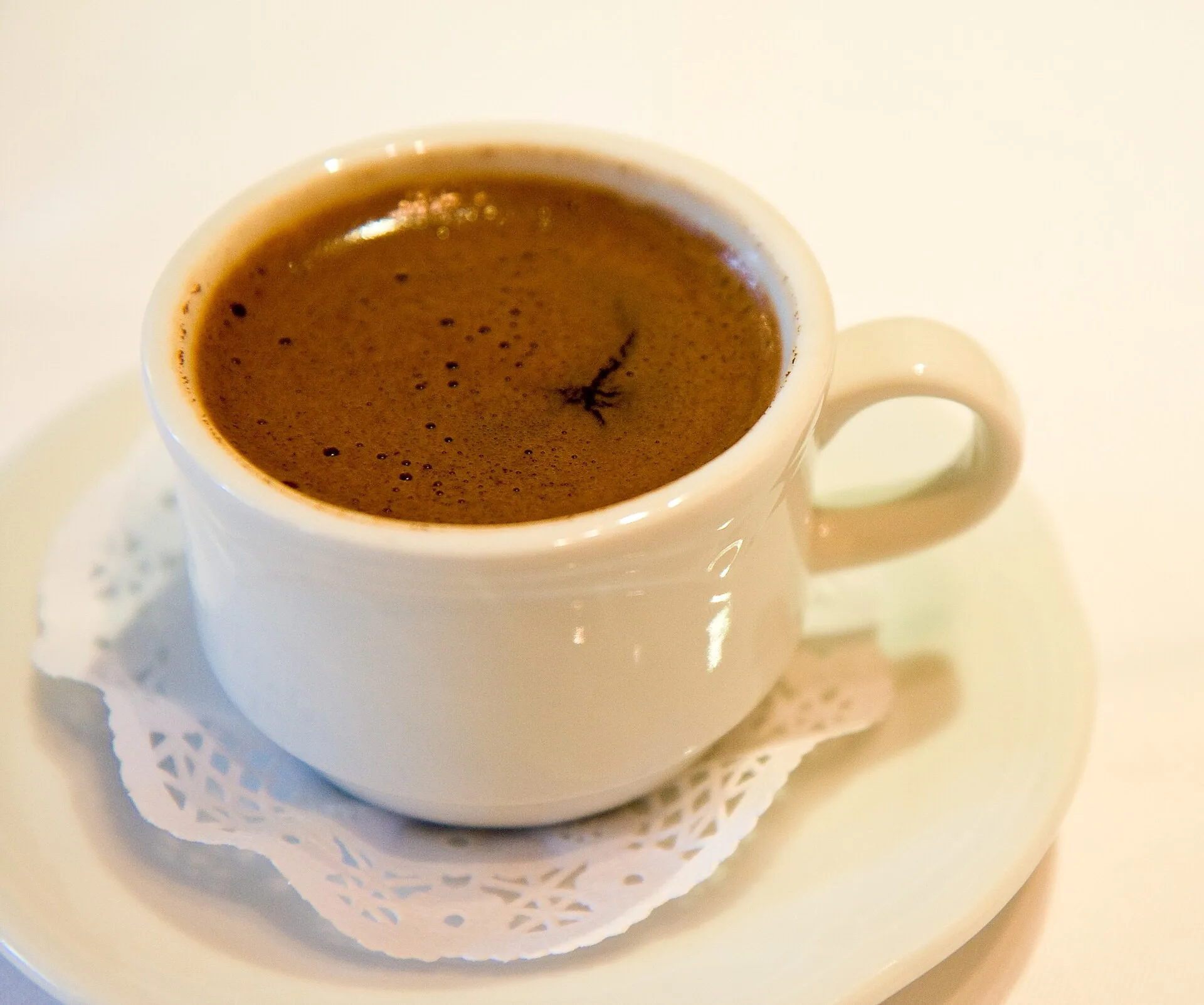 Una tazza di caffè turco.